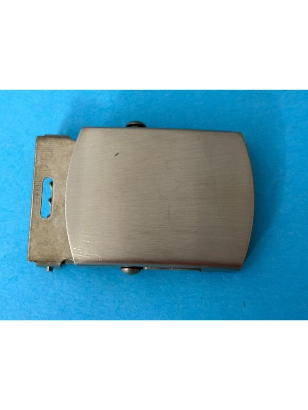 Web Belt Buckle 1.25" Replacement Metal Sliding Military Issue Tactical Nickel